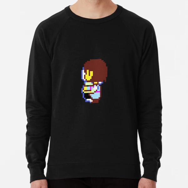 Undertale Frisk hugging Asriel Lightweight Sweatshirt