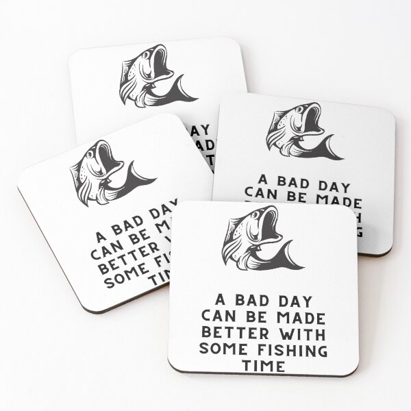 Item preview, A Bad Day Can Be Made Better With Some Fishing Time Fishing Quote designed and sold by cattiktoks1718.