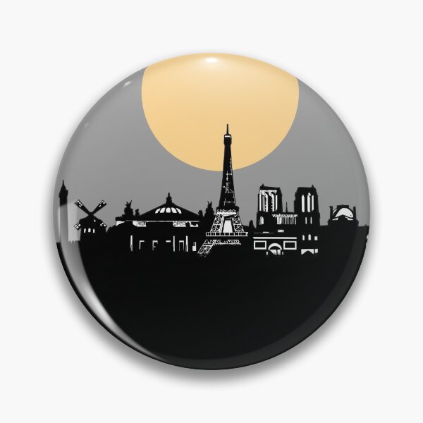 Item preview, paris skyline minimal designed and sold by BekimART2.