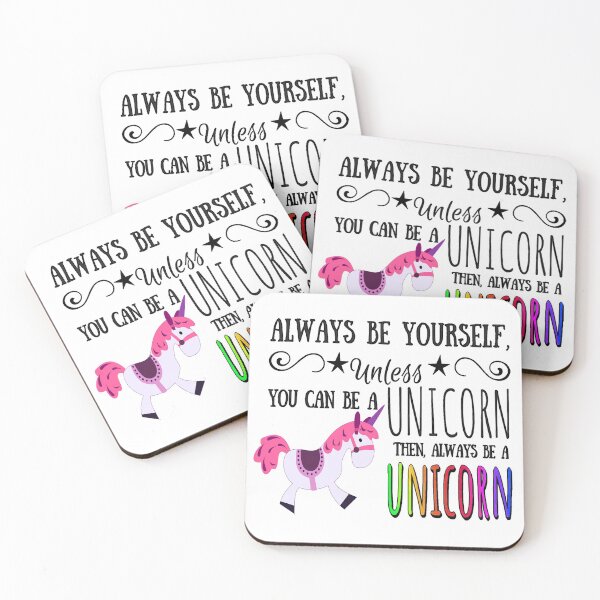 Item preview, Then, Always Be A Unicorn! designed and sold by WallArt01.