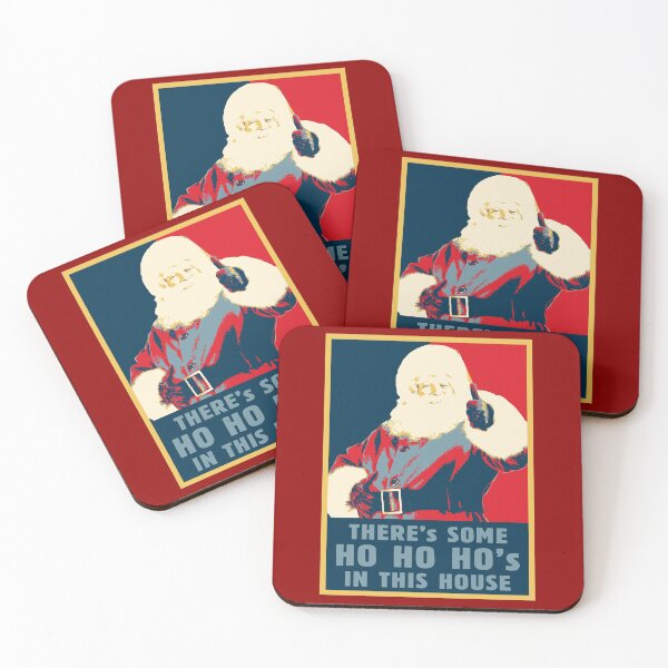 Item preview, There's Some Ho Ho Ho's in This House - Funny Retro Vintage Pop Art Poster Santa Сlaus Ho 3 - The Best Merry Christmas Xmas New Year Gift Idea for Costume Family Party or Office and Corporate Events designed and sold by WG-Factory.