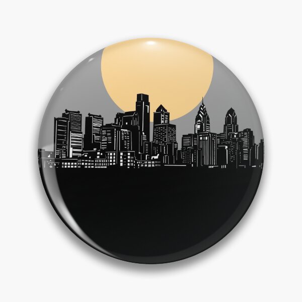 Item preview, philadelphia skyline minimal designed and sold by BekimART2.