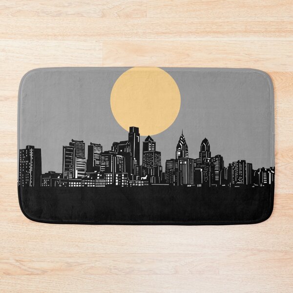 Item preview, philadelphia skyline minimal designed and sold by BekimART2.