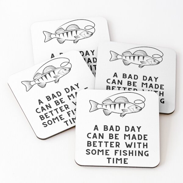 Item preview, A Bad Day Can Be Made Better With Some Fishing Time Fishing Quote designed and sold by cattiktoks1718.