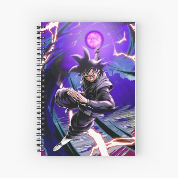 Goku Black Spiral Notebook by Deadly Eyes - Fine Art America