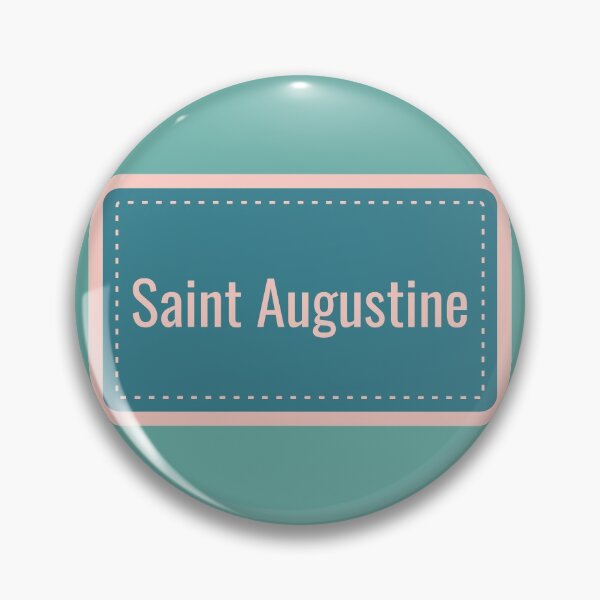 Item preview, Saint Augustine cute Sign designed and sold by CityCollection.