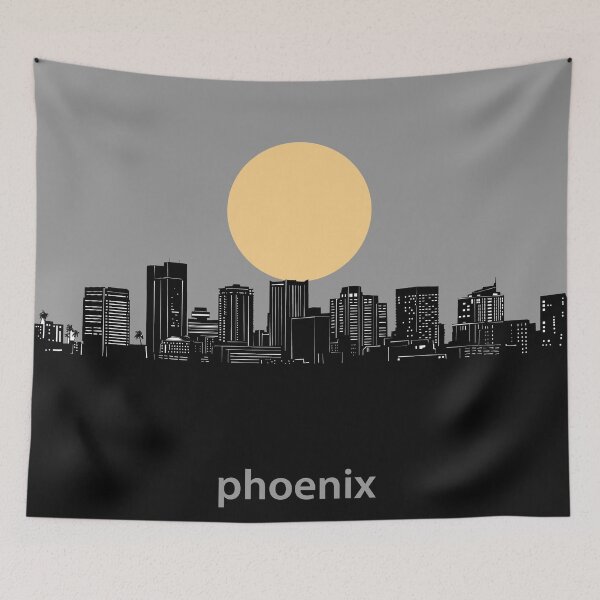 Item preview, phoenix skyline minimal designed and sold by BekimART2.