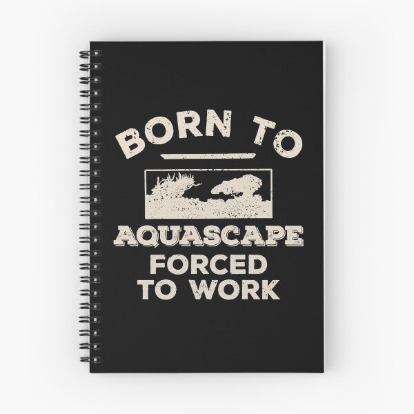 Artikelvorschau, Geboren zu Aquascape, gezwungen, lustiges Geschenk für Aquascaper zu arbeiten entworfen und verkauft von JokeGysen.