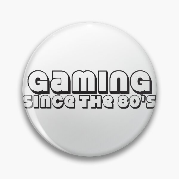 Item preview, Gaming Since the 80's - Funky Retro Headline Text (Black) designed and sold by JamiDesigns.