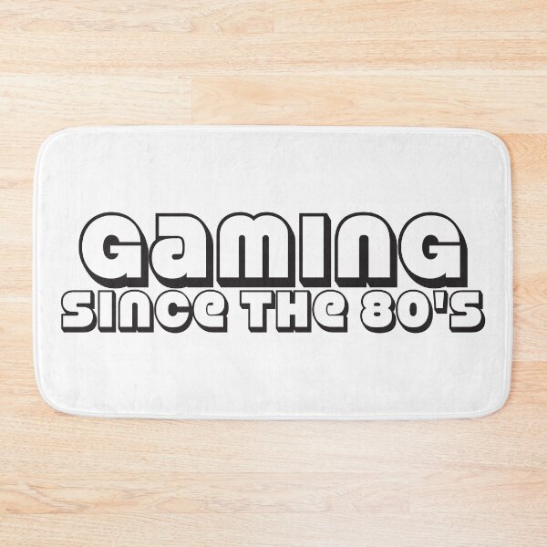 Item preview, Gaming Since the 80's - Funky Retro Headline Text (Black) designed and sold by JamiDesigns.