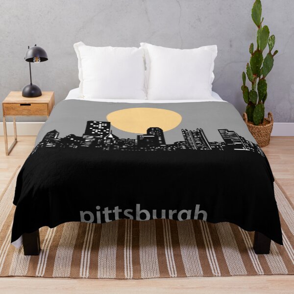 Item preview, pittsburgh skyline minimal designed and sold by BekimART2.