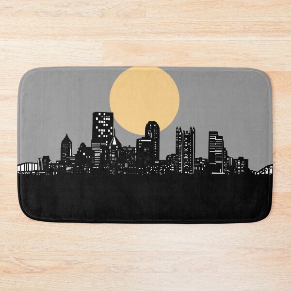 Item preview, pittsburgh skyline minimal designed and sold by BekimART2.