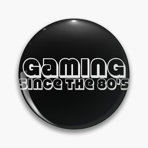 Item preview, Gaming Since the 80's - Funky Retro Headline Text (White) designed and sold by JamiDesigns.