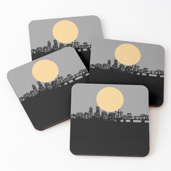 Item preview, portland skyline minimal designed and sold by BekimART2.