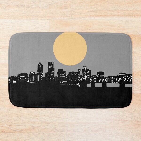 Item preview, portland skyline minimal designed and sold by BekimART2.