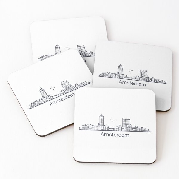Item preview, Amsterdam skyline designed and sold by madsunstd.