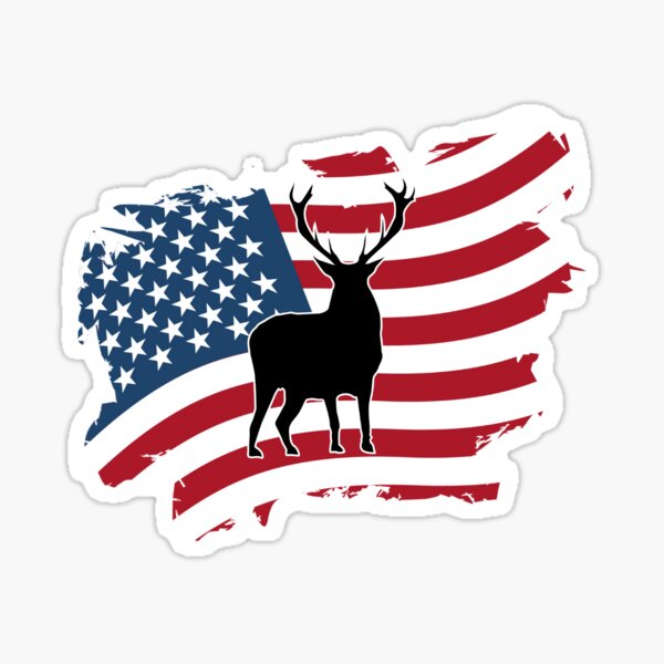 Download American Flag Svg Stickers Redbubble