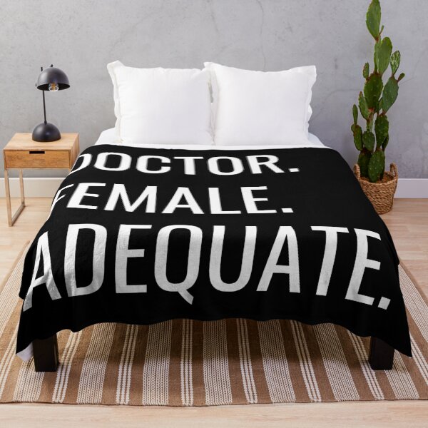 Item preview, Doctor. Female. Adequate. Text only design. White text. Capitals. designed and sold by JellyBeenzz.