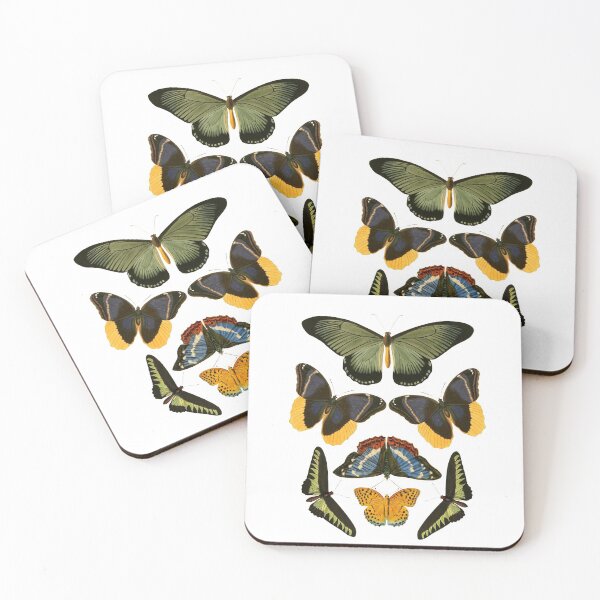Item preview, Butterflies collage face designed and sold by AlderV.