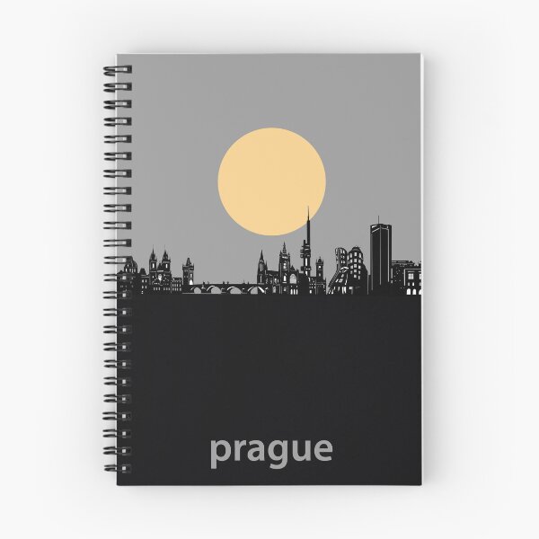 Item preview, prague skyline minimal designed and sold by BekimART2.