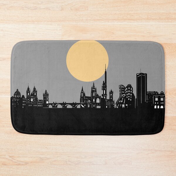 Item preview, prague skyline minimal designed and sold by BekimART2.