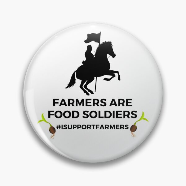 Item preview, Farmers are food soldiers | I support our Farmers | Stand with Farmers designed and sold by FitBeast.