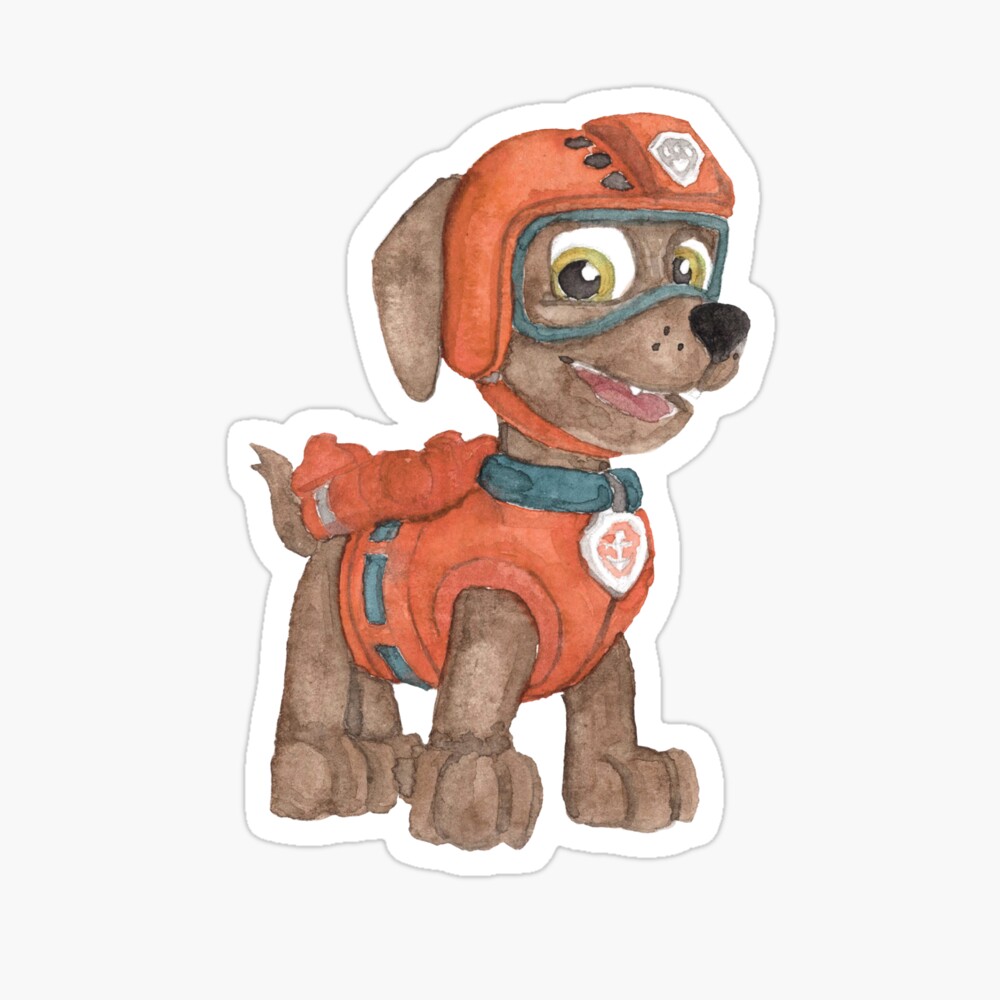 Playful Zuma PAW Patrol Art Board Print for Sale by iLoveOstriches