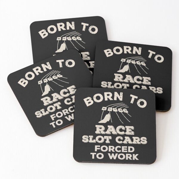 Item preview, Born To Race Slot Cars, Forced To Work Funny Gift For Slot Car Racers designed and sold by JokeGysen.