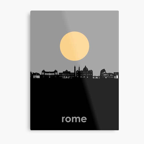 Item preview, rome skyline minimal designed and sold by BekimART2.