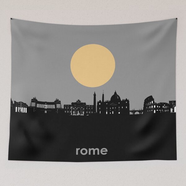 Item preview, rome skyline minimal designed and sold by BekimART2.