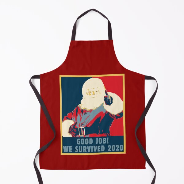 Item preview, We Survived 2020 - Sarcastic Santa Retro Vintage Pop Art Poster Design for Survivor 2020 - The Best Merry Christmas Xmas New Year 2021 Gift Idea for Costume Family Party or Office and Corporate Events designed and sold by WG-Factory.