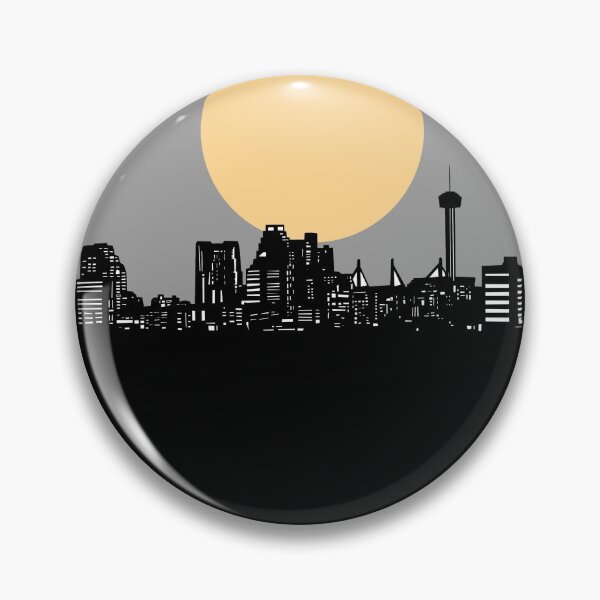 Item preview, san antonio skyline minimal designed and sold by BekimART2.