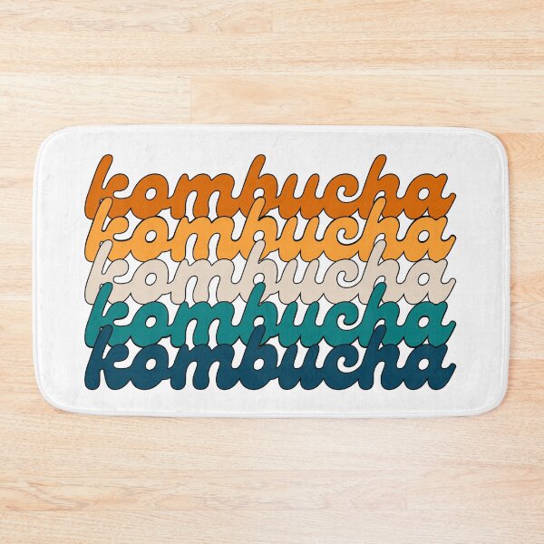 Item preview, Cool KOMBUCHA Booch Retro Text Vegan Vegetarian designed and sold by a-little-ink.