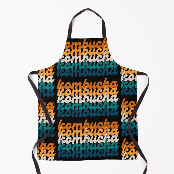 Item preview, Cool KOMBUCHA Booch Retro Text Vegan Vegetarian designed and sold by a-little-ink.