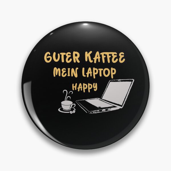 Item preview, Good coffee, my laptop, happy saying, coffee fan gift designed and sold by ThommyBLN.
