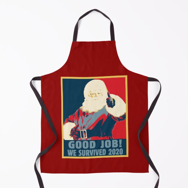 Item preview, We Survived 2020 - Sarcastic Santa Retro Vintage Pop Art Poster Design - The Best Merry Christmas Xmas New Year 2021 for Survivor 2020 Gift Idea for Costume Family Party or Office and Corporate Events designed and sold by WG-Factory.
