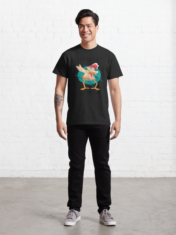 Discover guess what ? chicken butt ! funny Tee, cool, Classic T-Shirt