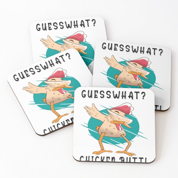 Item preview, guess what ? chicken butt ! funny Tee, cool, designed and sold by ChouKri10.