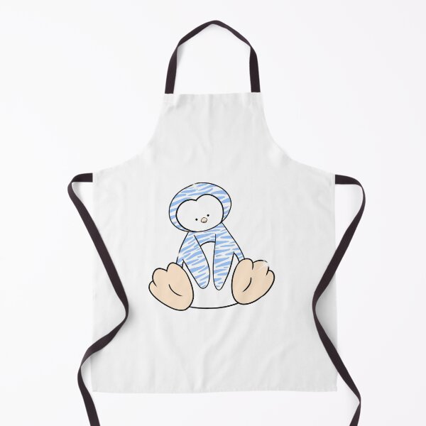 Item preview, Animal Print Penguin (Blue zebra) designed and sold by gross-girl99.