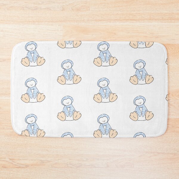 Item preview, Animal Print Penguin (Blue zebra) designed and sold by gross-girl99.