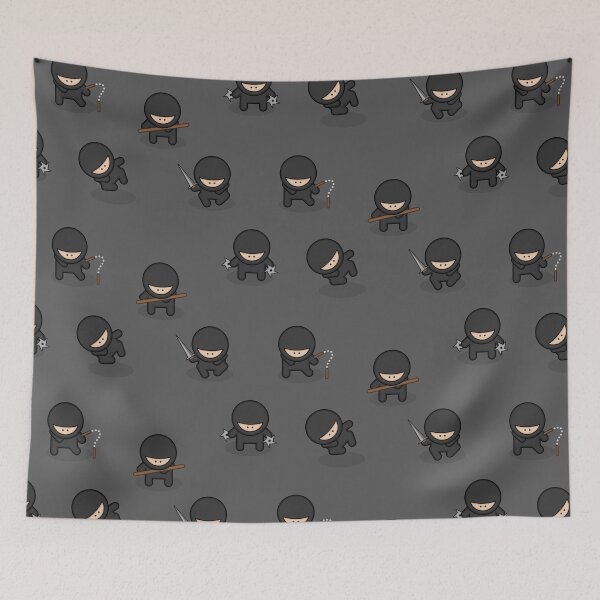 Item preview, Pack of animated ninjas (army pack in dark stealth mode) designed and sold by Deegital18.