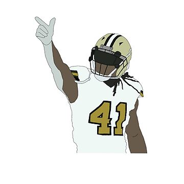 Rinkha Alvin Kamara Football Edit Tapestries Saints Kids T-Shirt