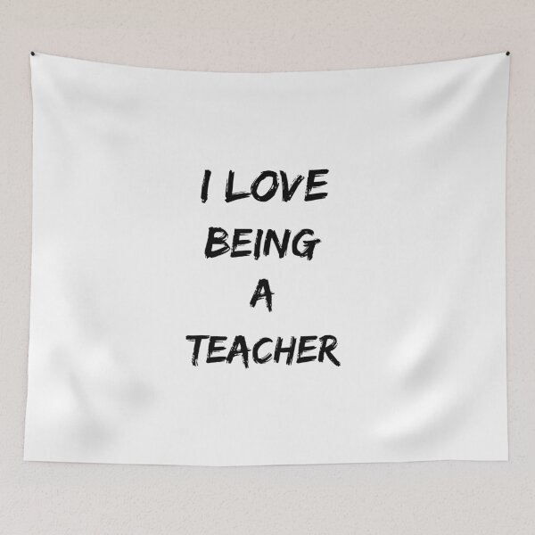 Item preview, I Love Being A Teacher simple style T-shirt designed and sold by lhousshop.