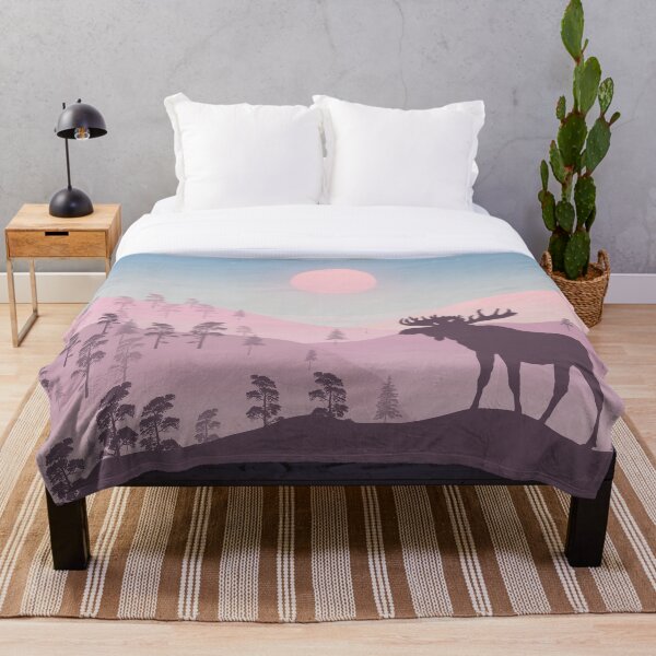 Scandic vibes - minimal art Throw Blanket