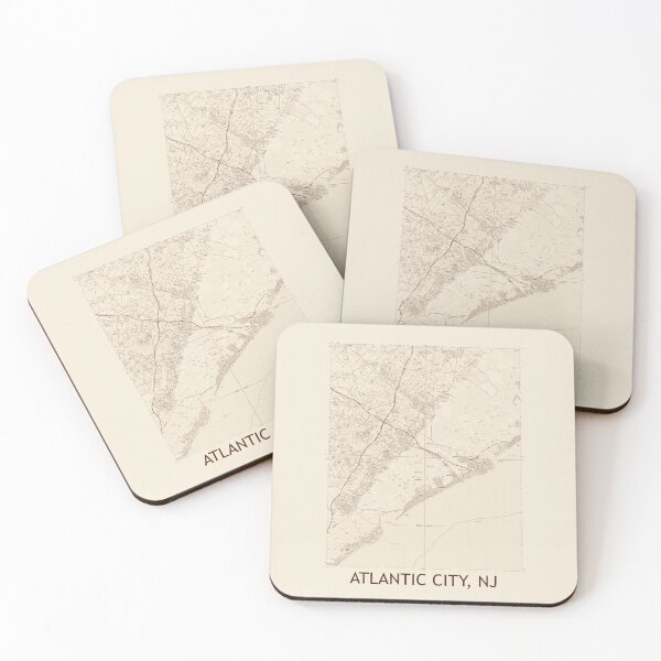 Item preview,  Atlantic City, NJ Quad Topographical Map Vintage designed and sold by PGHPhotoCo.