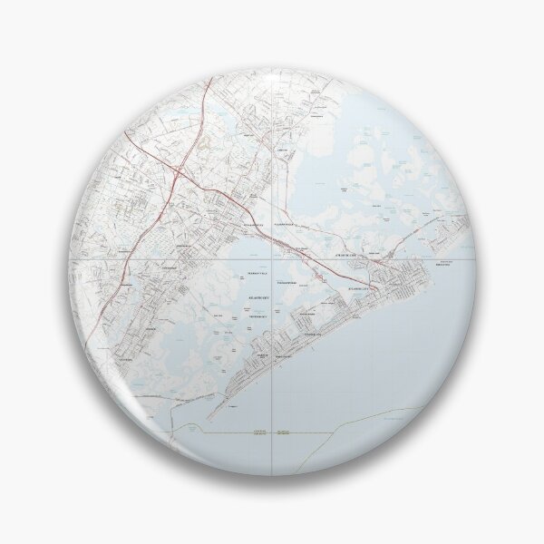 Item preview, Atlantic City, NJ Quad Topographical Map Clean designed and sold by PGHPhotoCo.