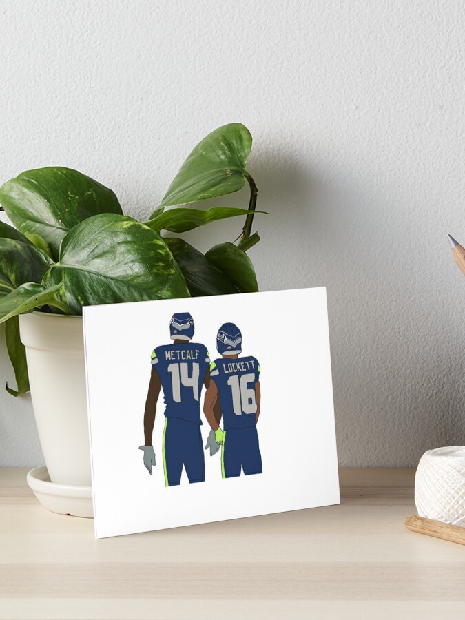 DK Metcalf & Tyler Lockett Art Print by AirForce88