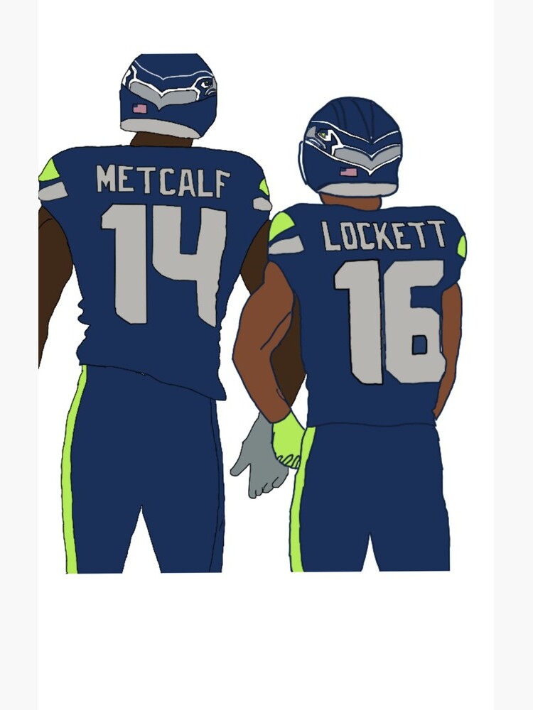 Seattle Seahawks Skyline Smith Metcalf Lockett And Walker