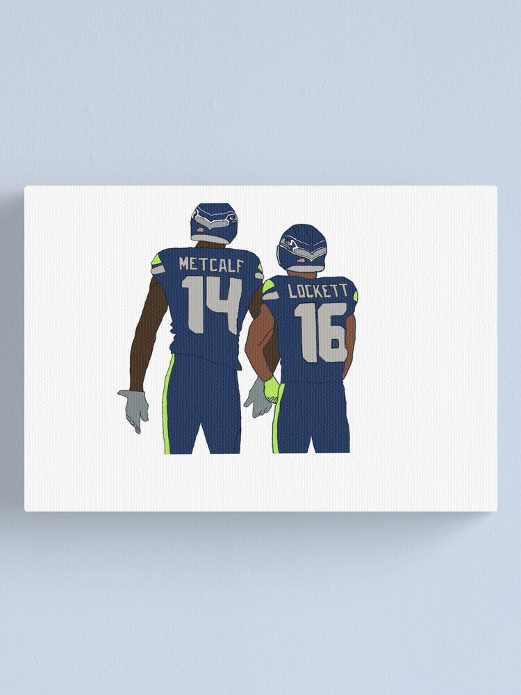 DK Metcalf & Tyler Lockett Art Print by AirForce88