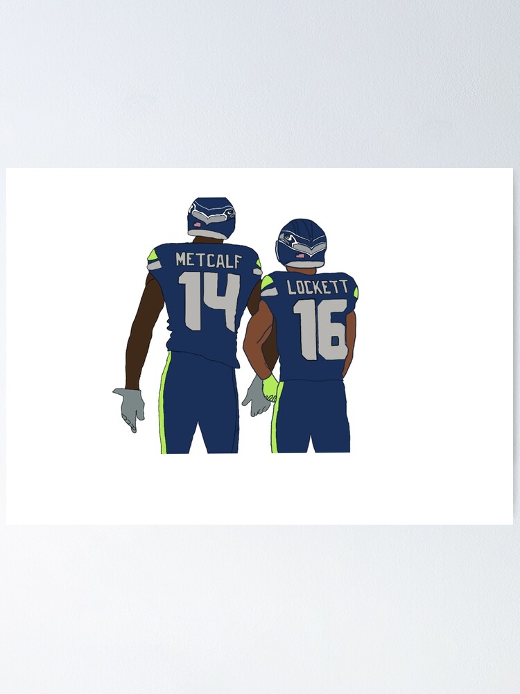 Dk Metcalf Football Design Poster Seahawks T-shirt